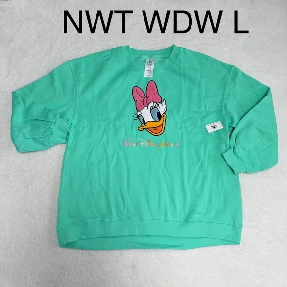 Disney Teal Crewneck Sweatshirt - Picture 11 of 15